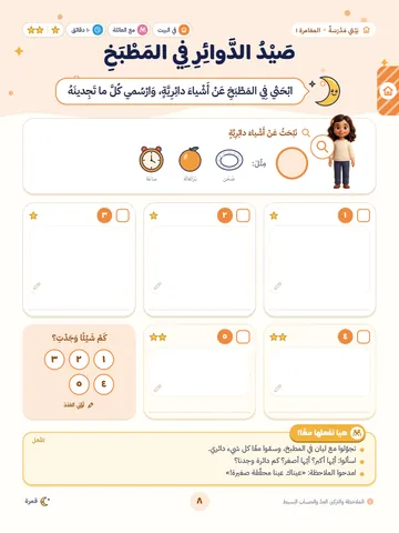 صيد الدوائر في المطبخ